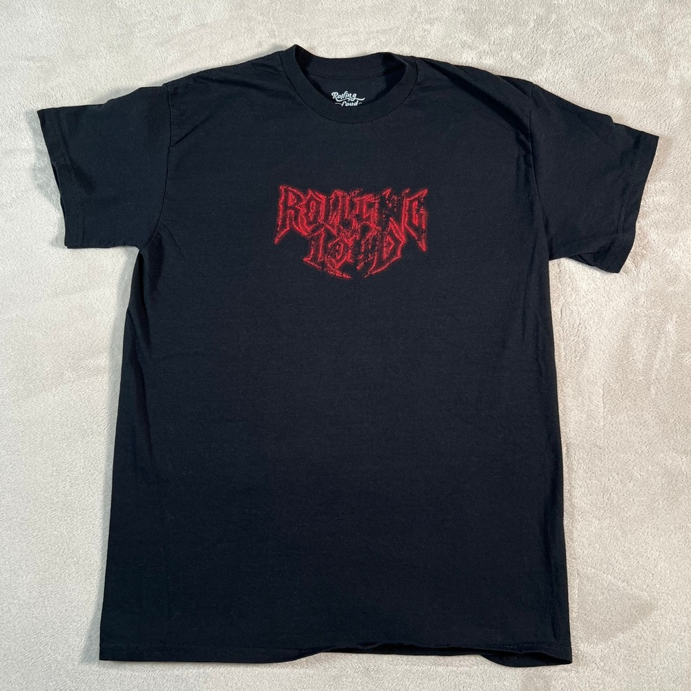 Rolling Loud Festival T-Shirt Mens Medium Black Red Metal Logo Orlando Florida